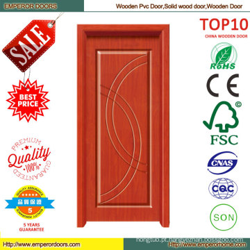 Melhor venda padrão decorativo de madeira porta Interior